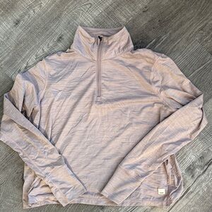 Vuori Yoga women’s Lavender Quarter-Zip Pullover